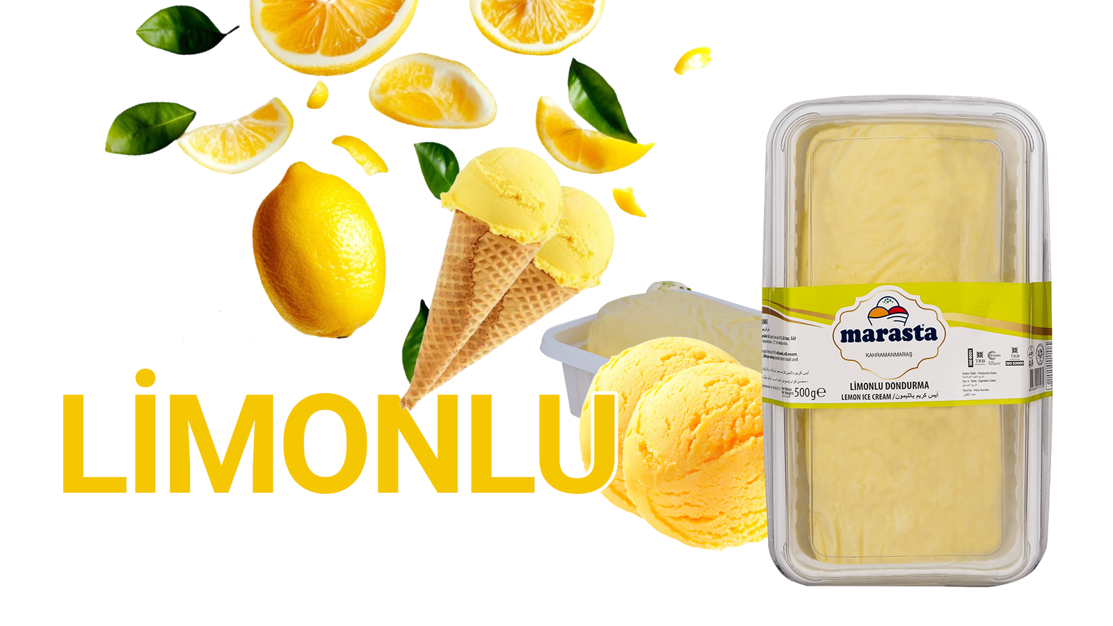 Limonlu Dondurma 500 Gr